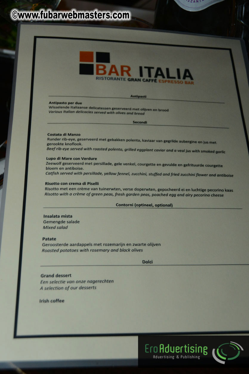 Leaseweb Dinner at Bar Italia