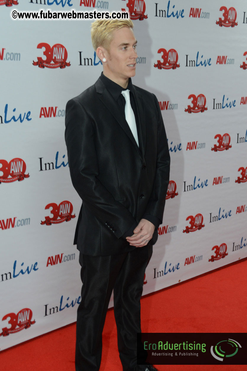 Red Carpet Arrivals for the AVN Awards