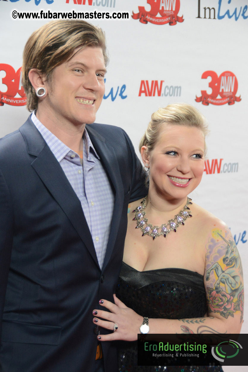 Red Carpet Arrivals for the AVN Awards