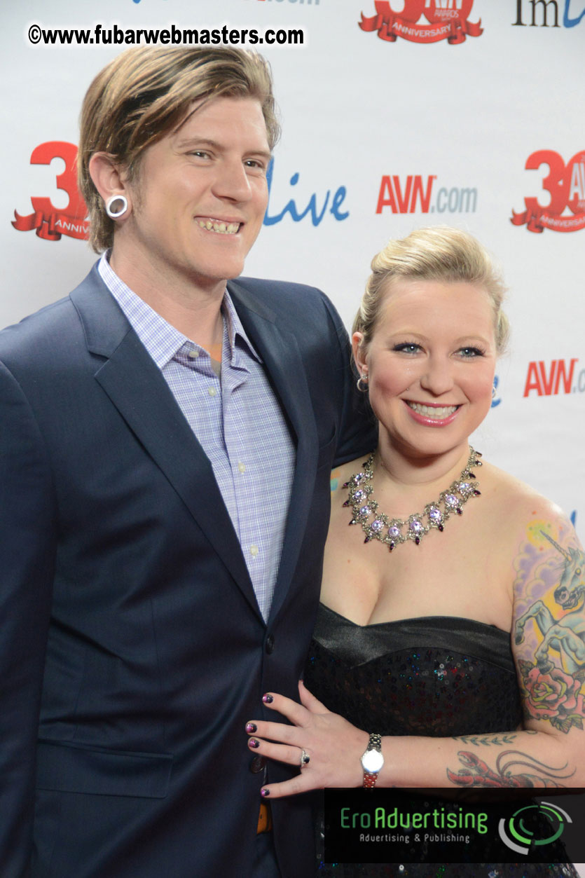 Red Carpet Arrivals for the AVN Awards