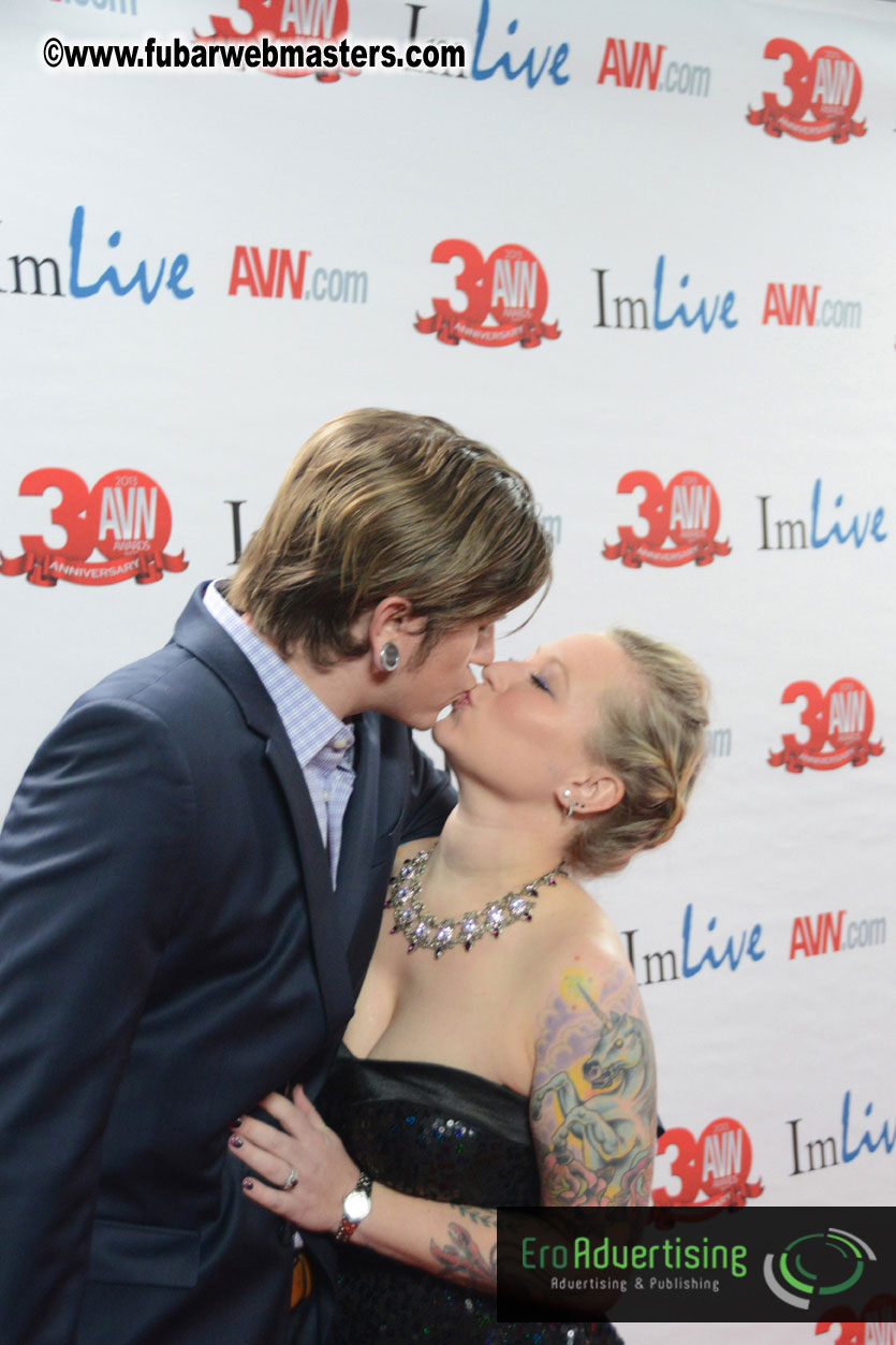 Red Carpet Arrivals for the AVN Awards