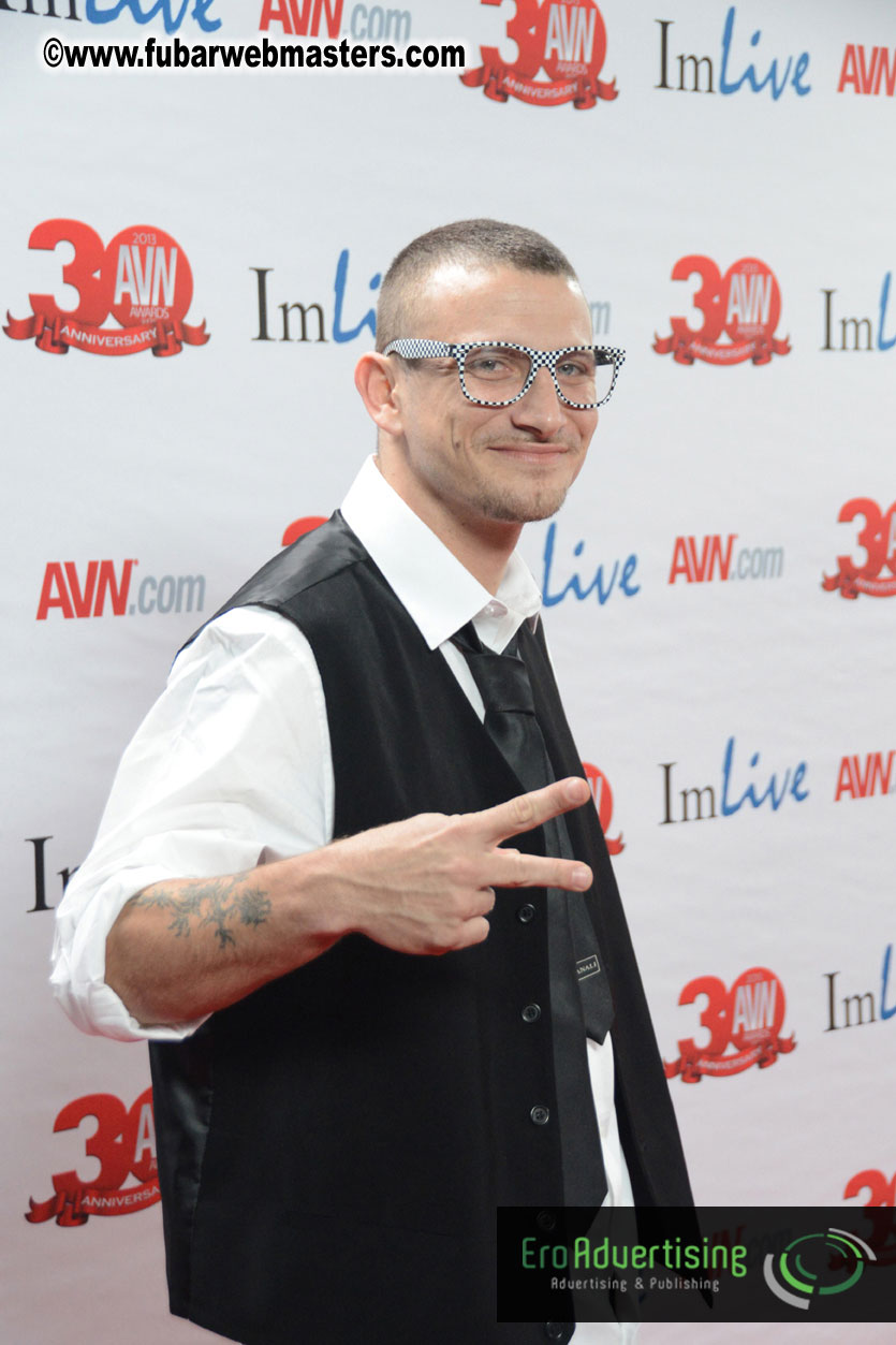 Red Carpet Arrivals for the AVN Awards