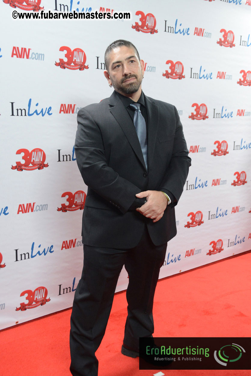 Red Carpet Arrivals for the AVN Awards