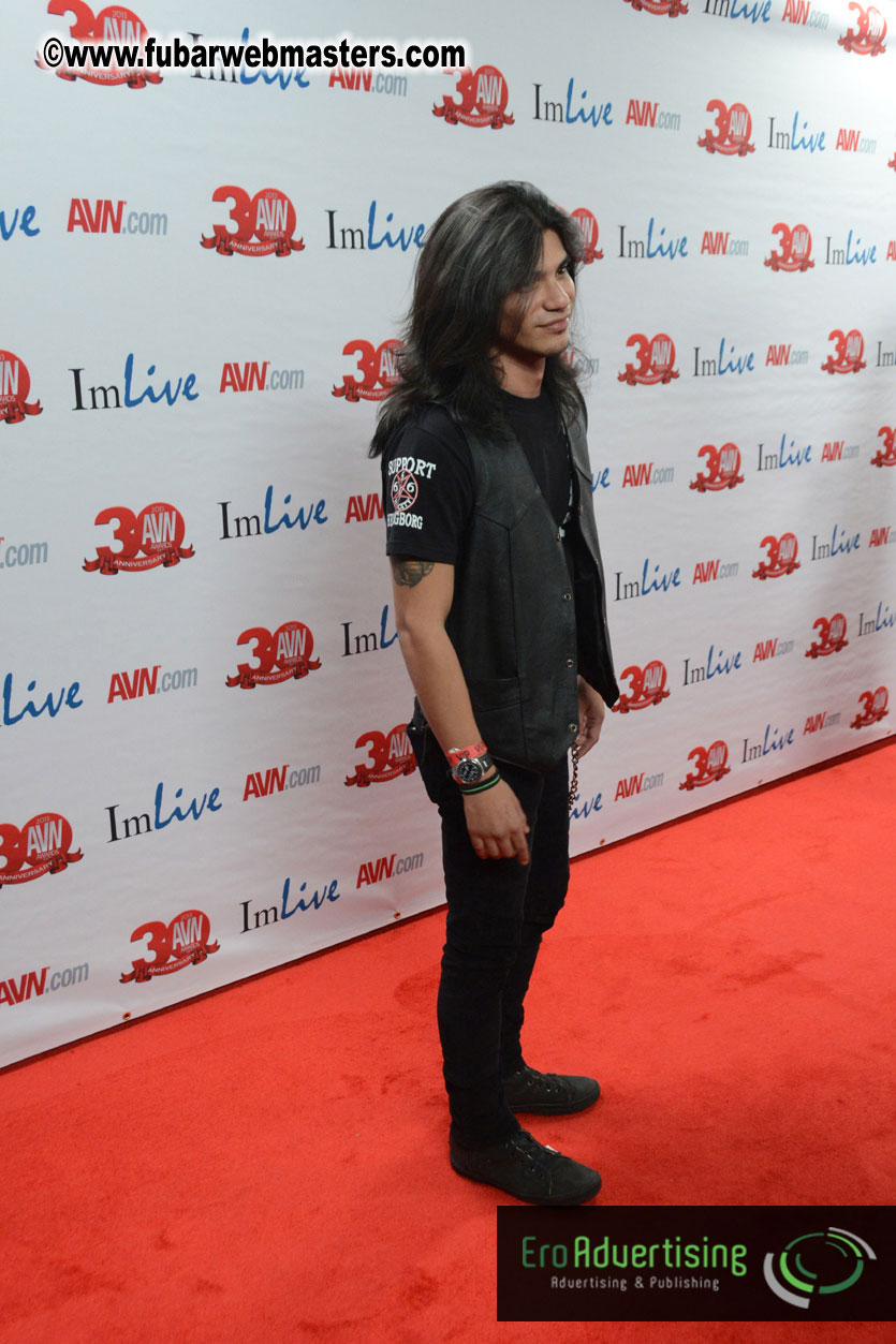 Red Carpet Arrivals for the AVN Awards