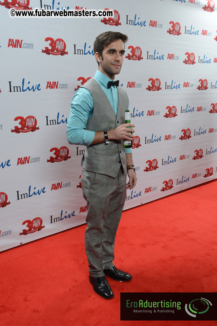 Red Carpet Arrivals for the AVN Awards