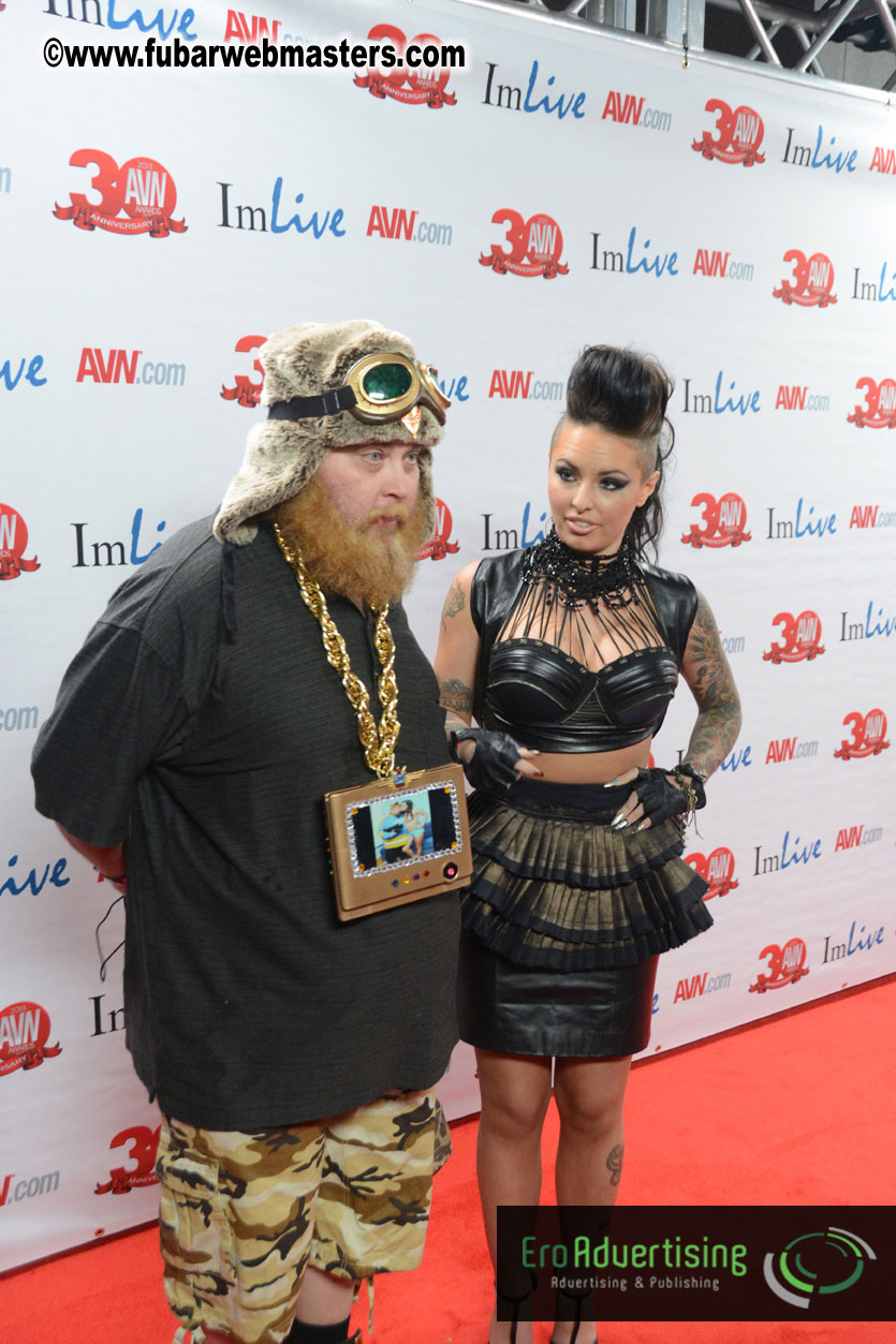 Red Carpet Arrivals for the AVN Awards