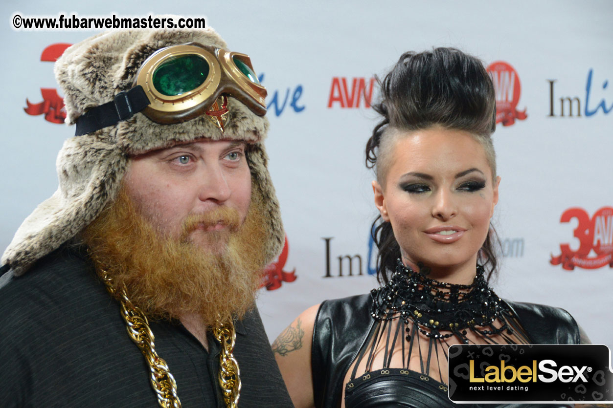 Red Carpet Arrivals for the AVN Awards