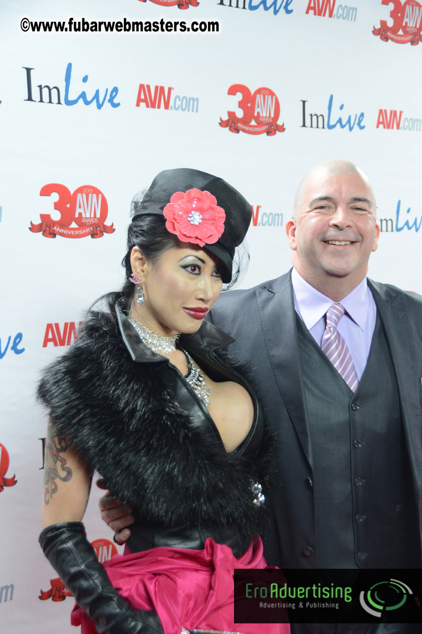 Red Carpet Arrivals for the AVN Awards