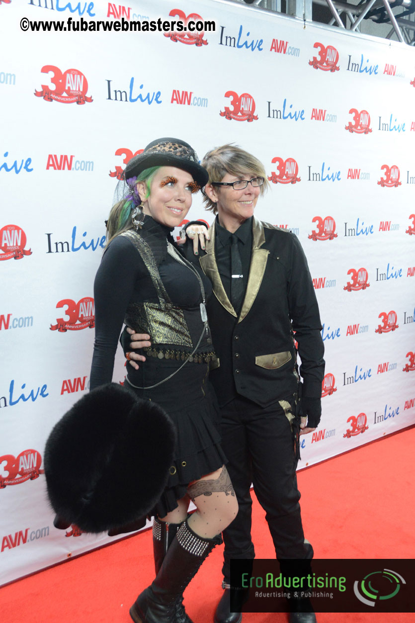 Red Carpet Arrivals for the AVN Awards