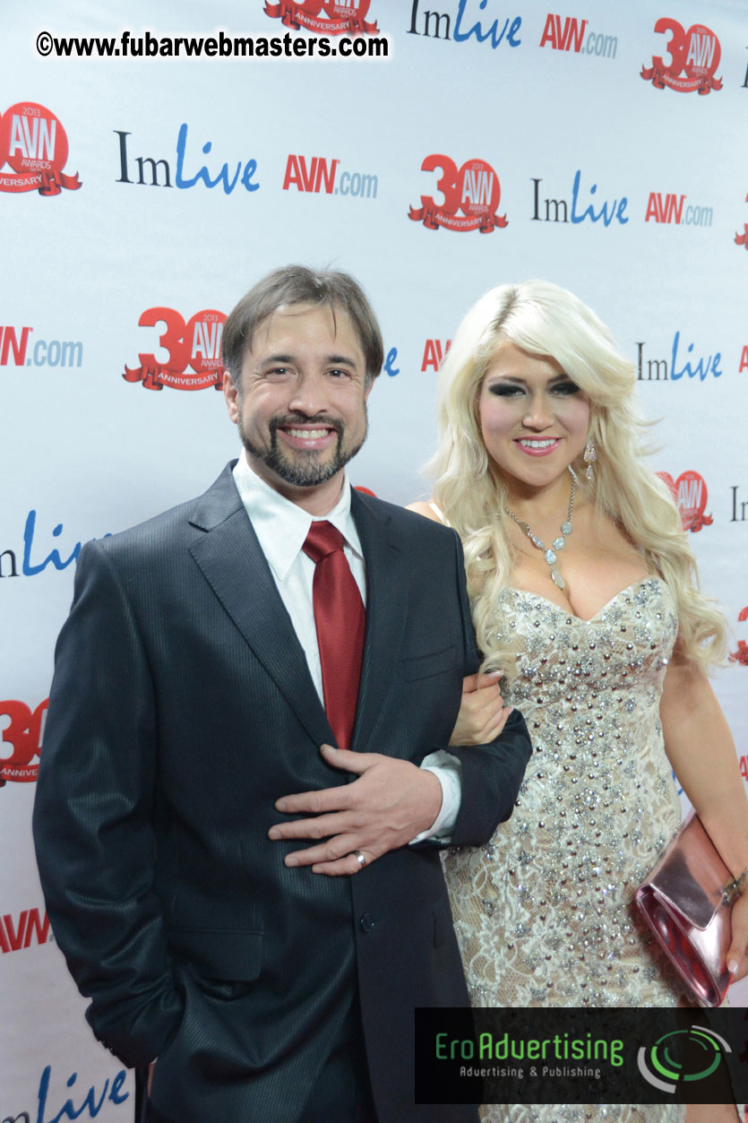 Red Carpet Arrivals for the AVN Awards