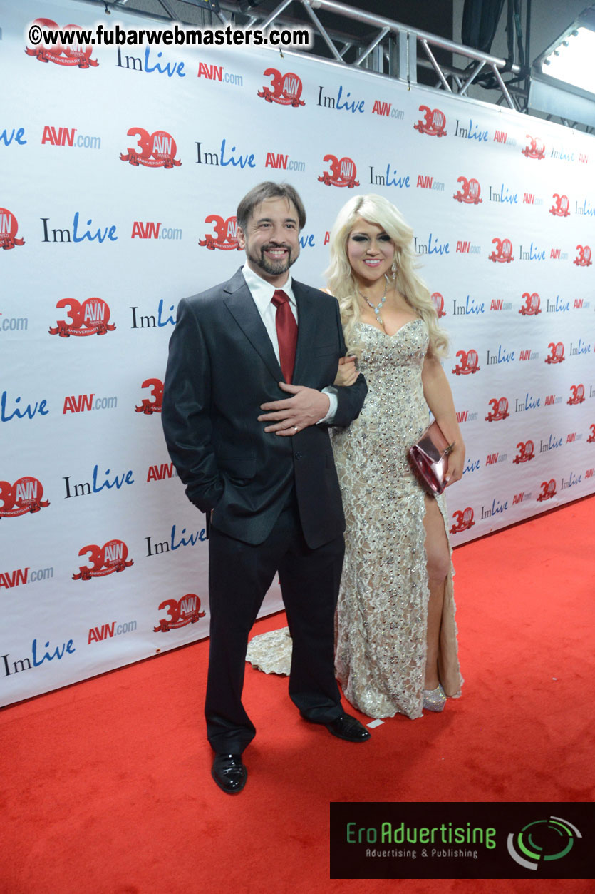 Red Carpet Arrivals for the AVN Awards