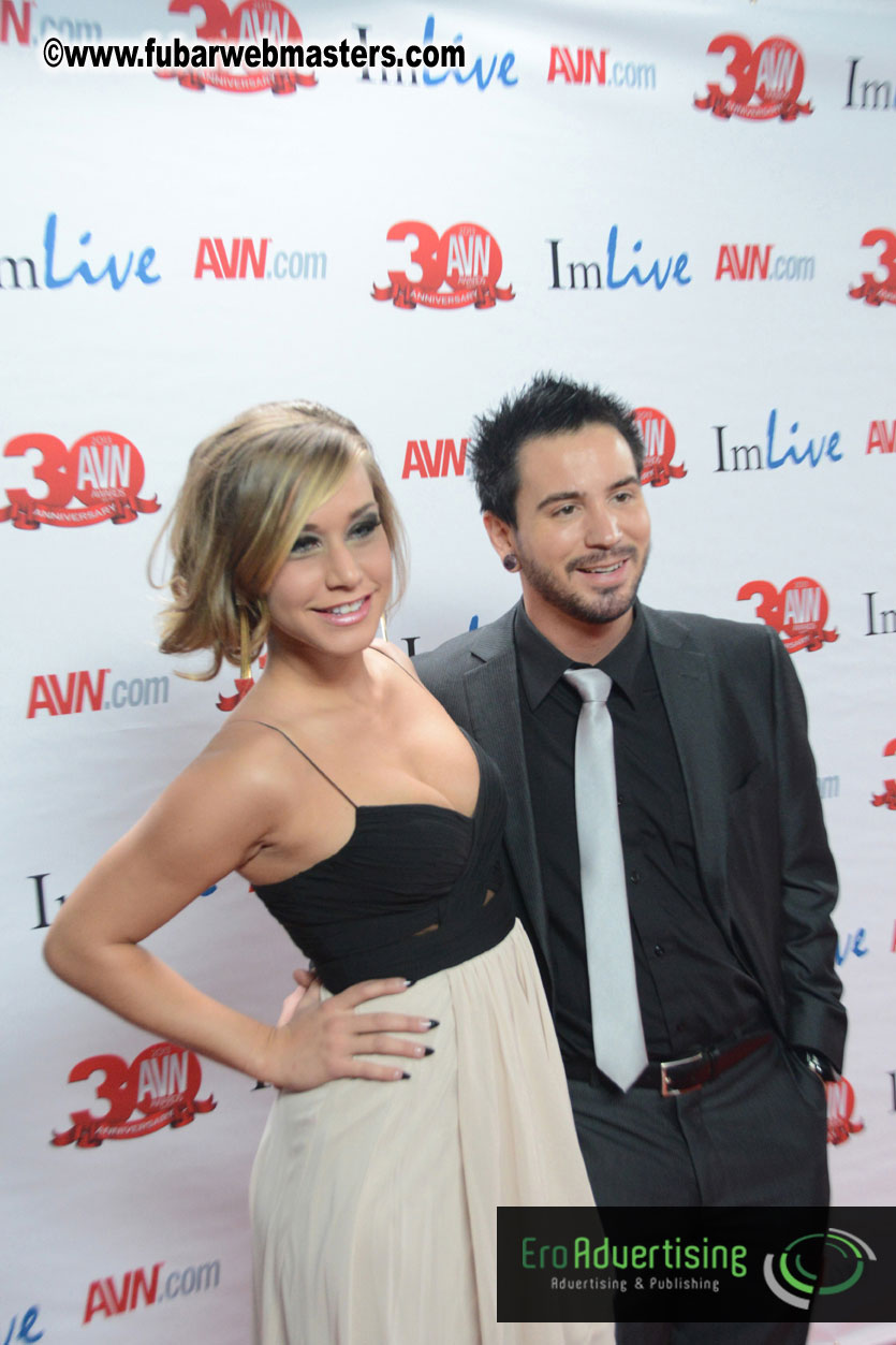 Red Carpet Arrivals for the AVN Awards