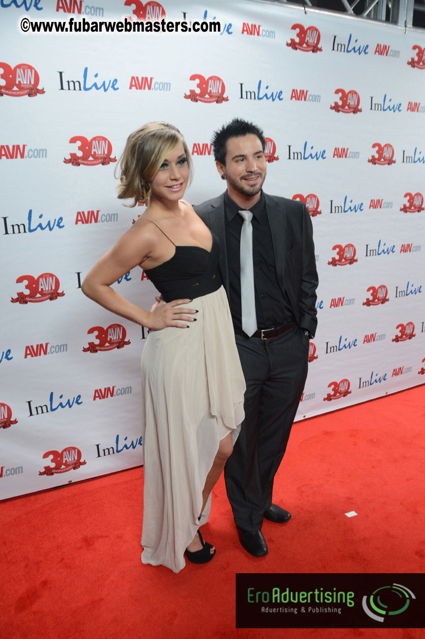 Red Carpet Arrivals for the AVN Awards