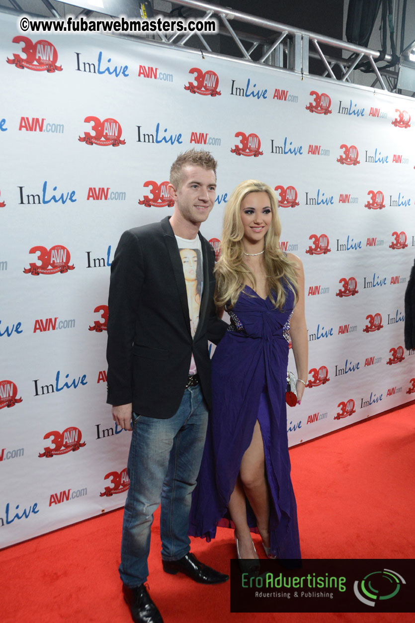 Red Carpet Arrivals for the AVN Awards