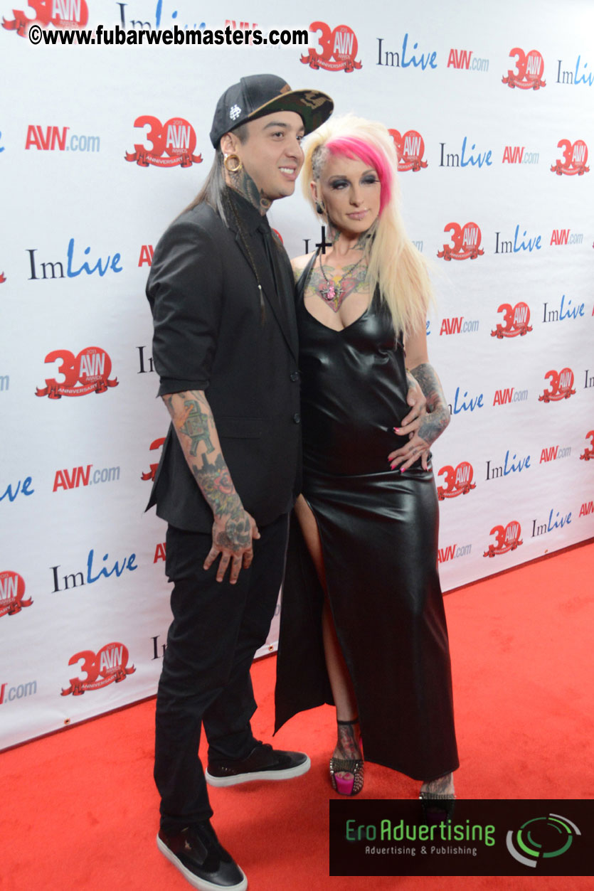 Red Carpet Arrivals for the AVN Awards