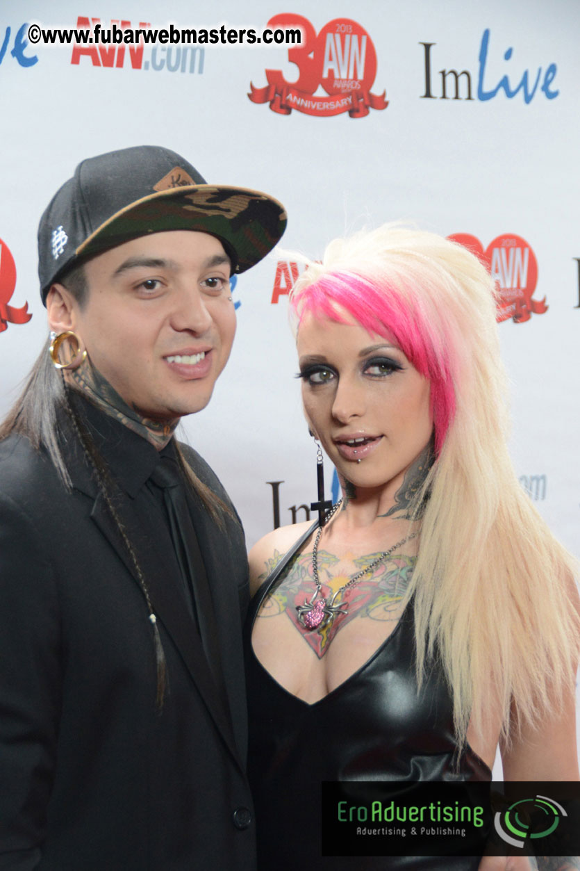 Red Carpet Arrivals for the AVN Awards