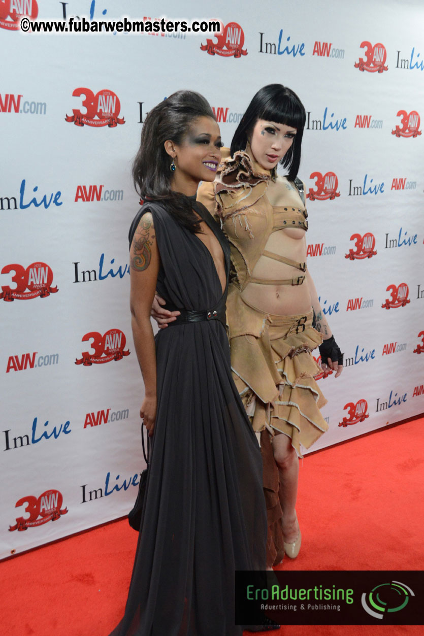 Red Carpet Arrivals for the AVN Awards