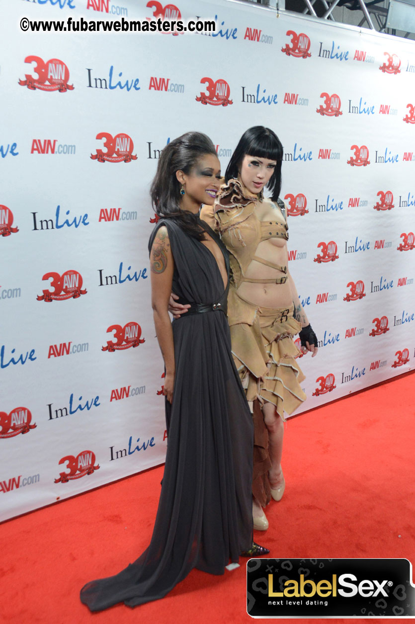 Red Carpet Arrivals for the AVN Awards