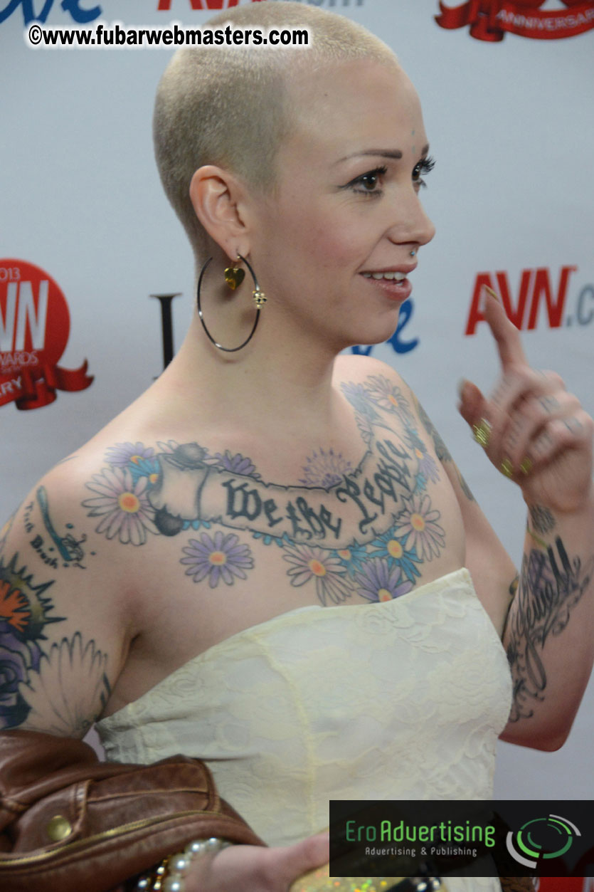 Red Carpet Arrivals for the AVN Awards