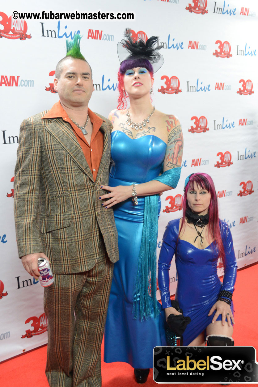 Red Carpet Arrivals for the AVN Awards