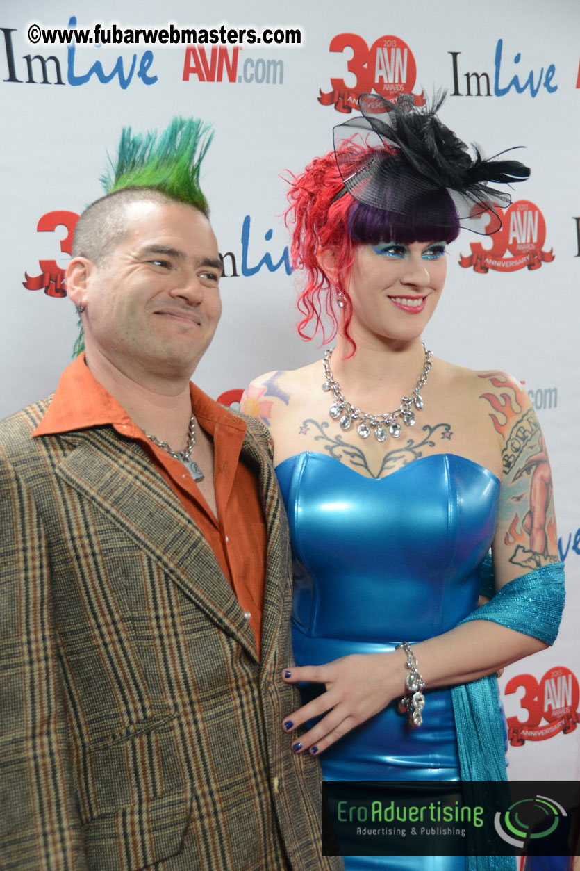 Red Carpet Arrivals for the AVN Awards