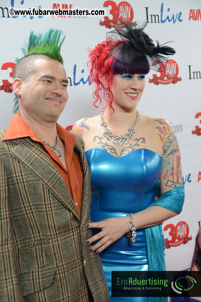 Red Carpet Arrivals for the AVN Awards