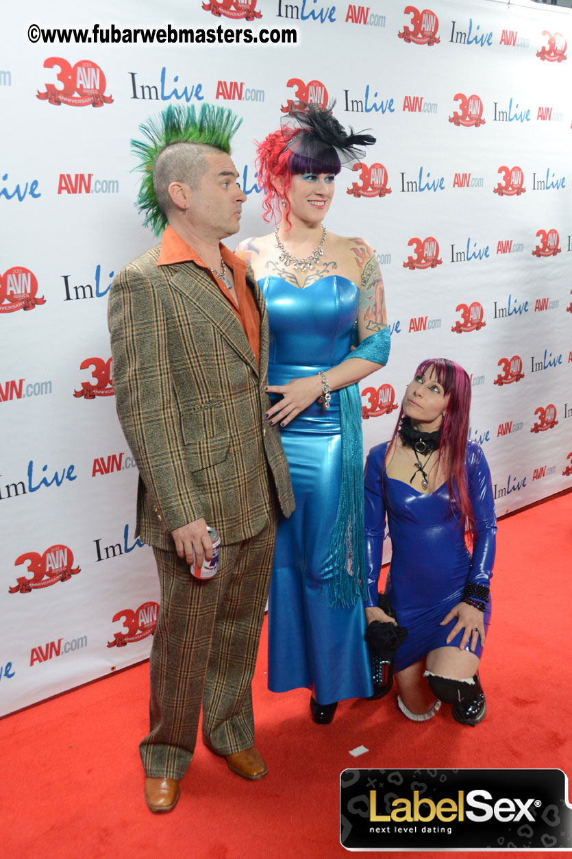 Red Carpet Arrivals for the AVN Awards