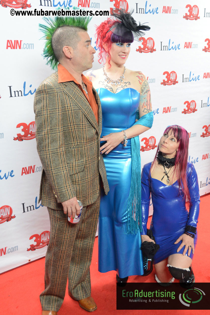 Red Carpet Arrivals for the AVN Awards