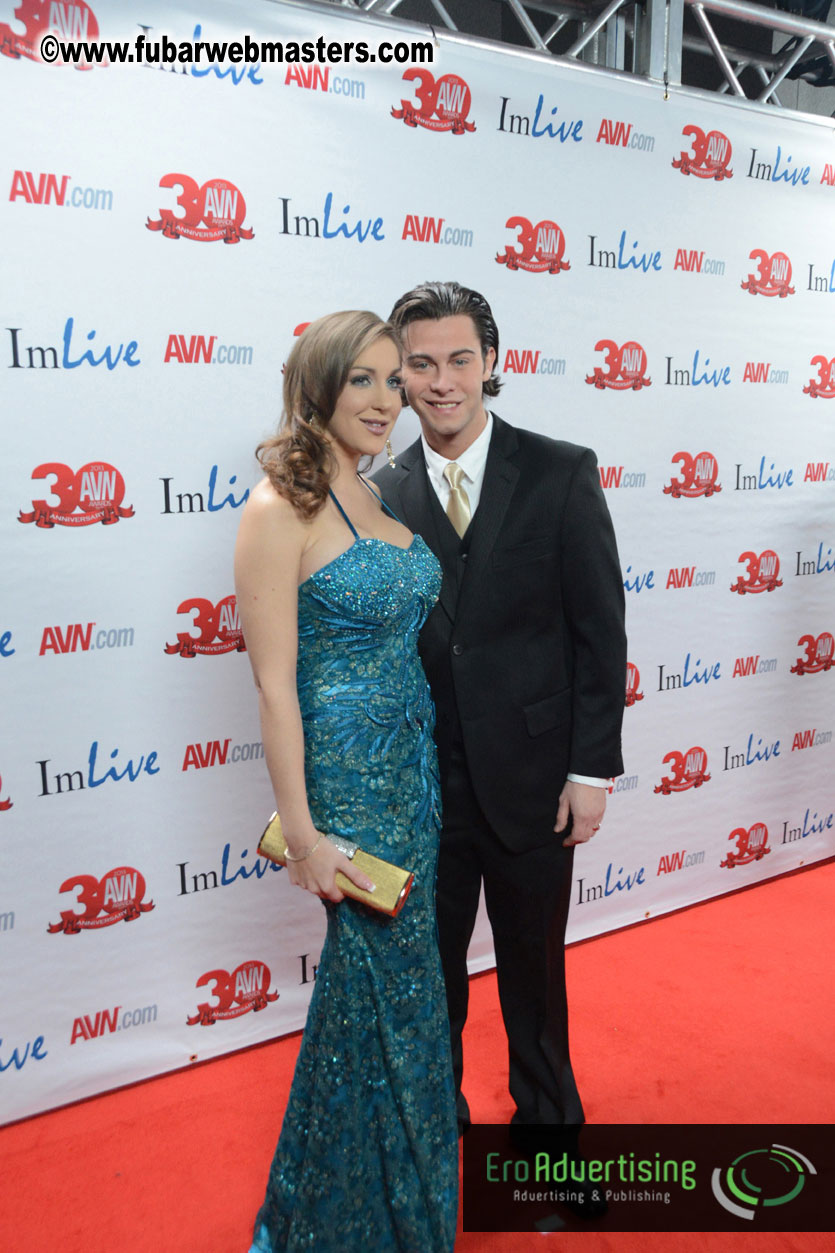 Red Carpet Arrivals for the AVN Awards