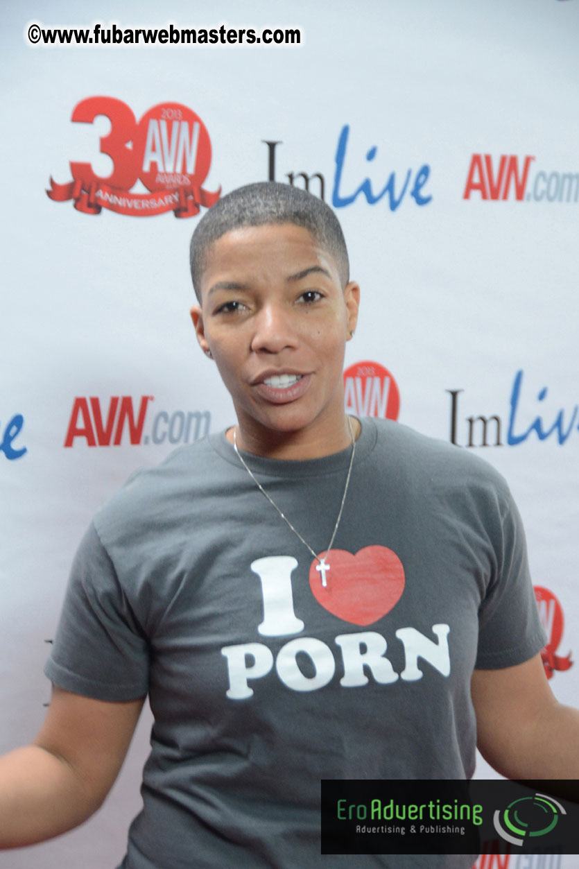 Red Carpet Arrivals for the AVN Awards