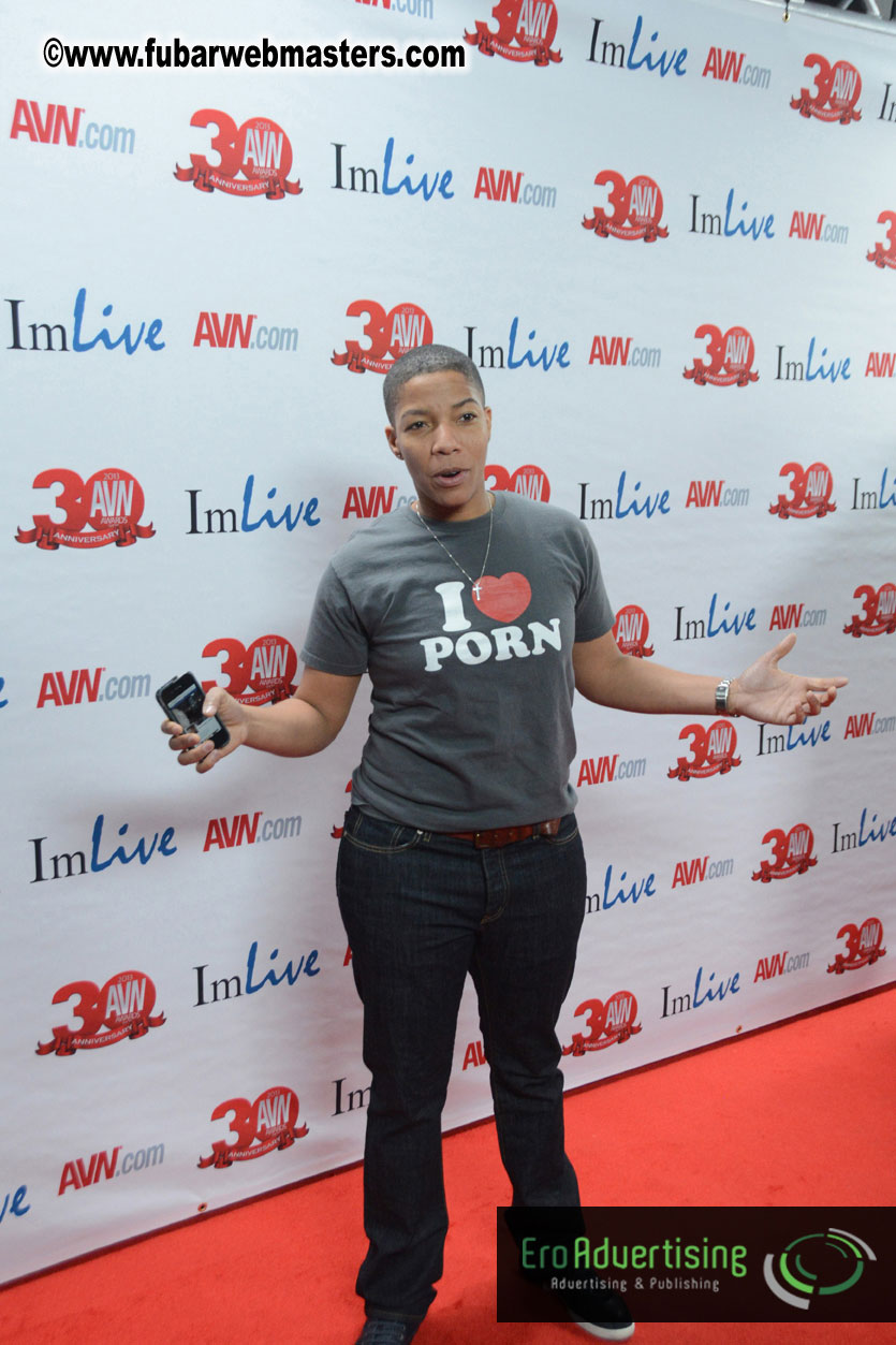 Red Carpet Arrivals for the AVN Awards