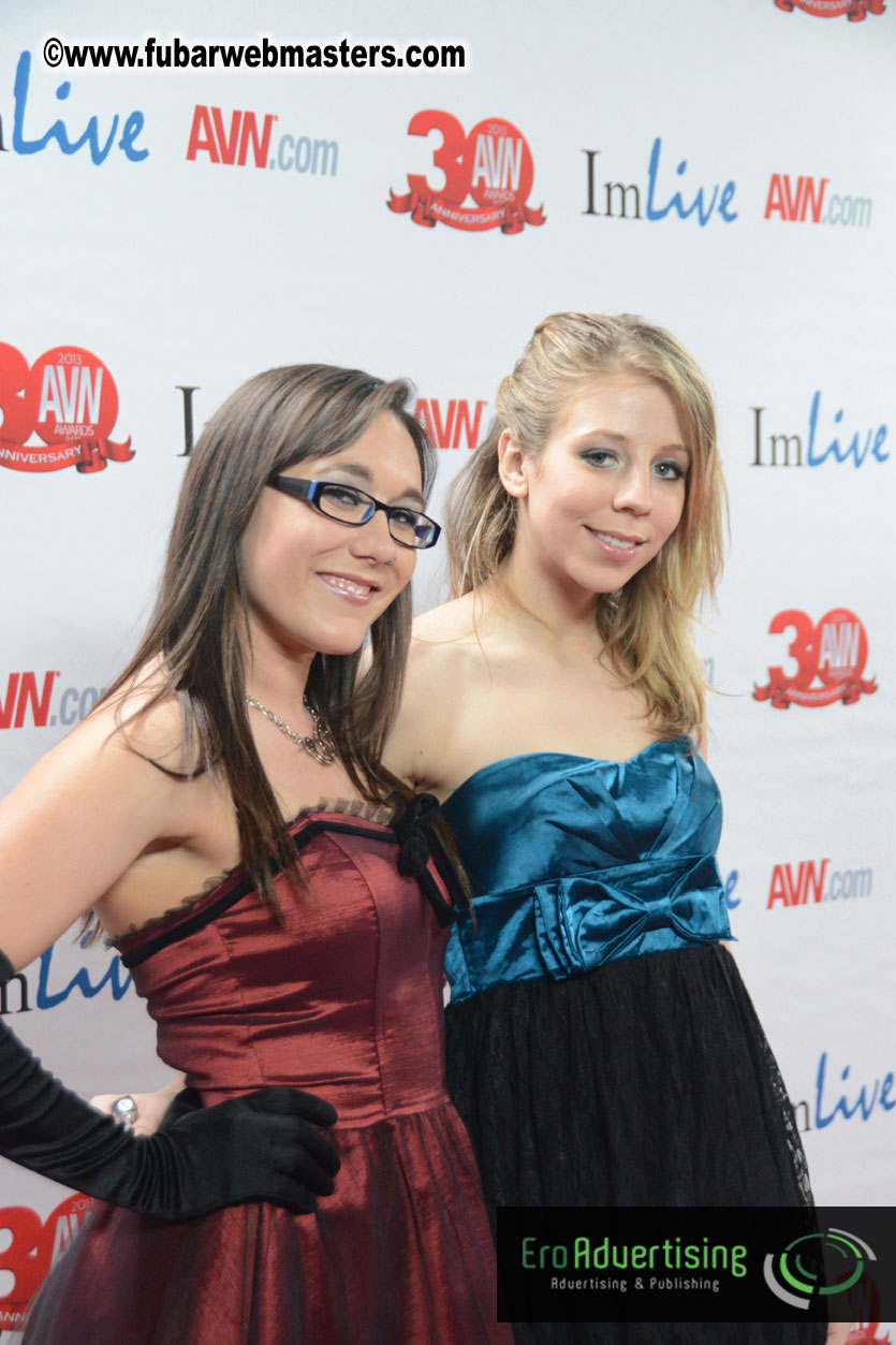 Red Carpet Arrivals for the AVN Awards