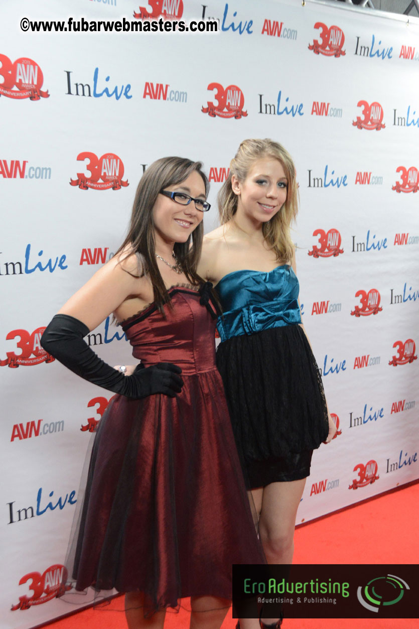 Red Carpet Arrivals for the AVN Awards