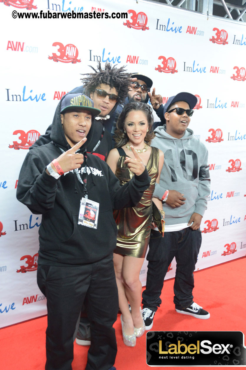 Red Carpet Arrivals for the AVN Awards