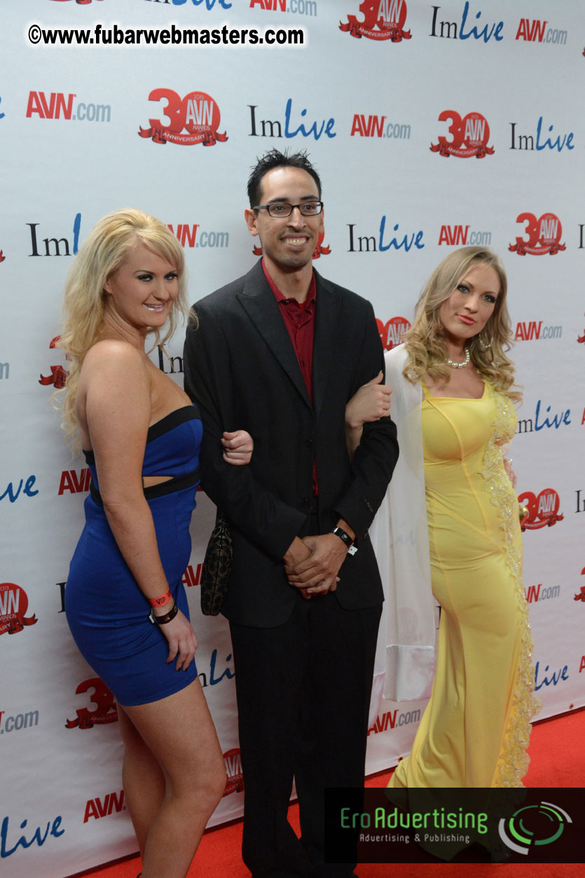 Red Carpet Arrivals for the AVN Awards