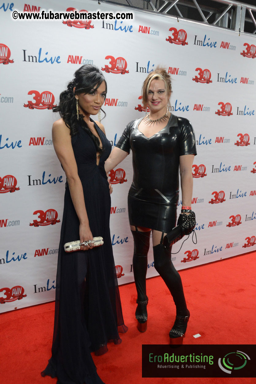 Red Carpet Arrivals for the AVN Awards