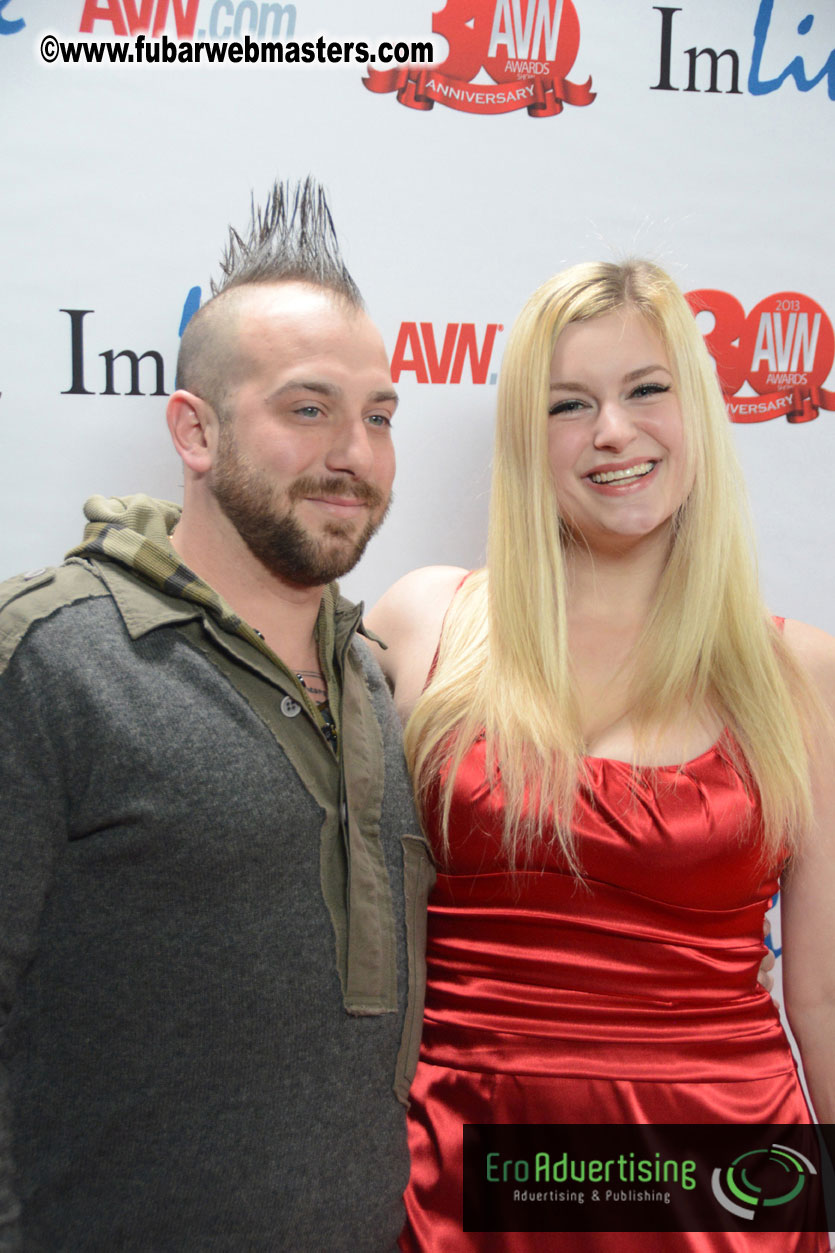 Red Carpet Arrivals for the AVN Awards