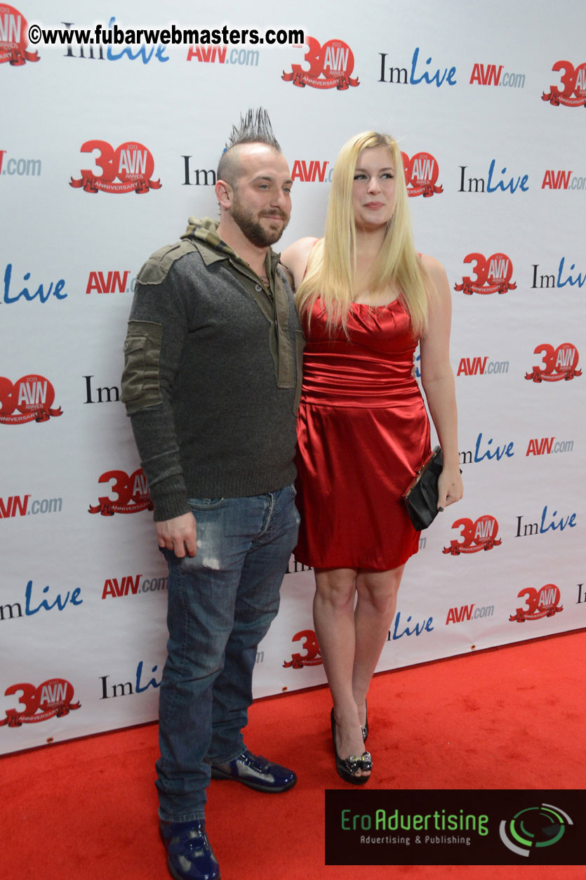 Red Carpet Arrivals for the AVN Awards