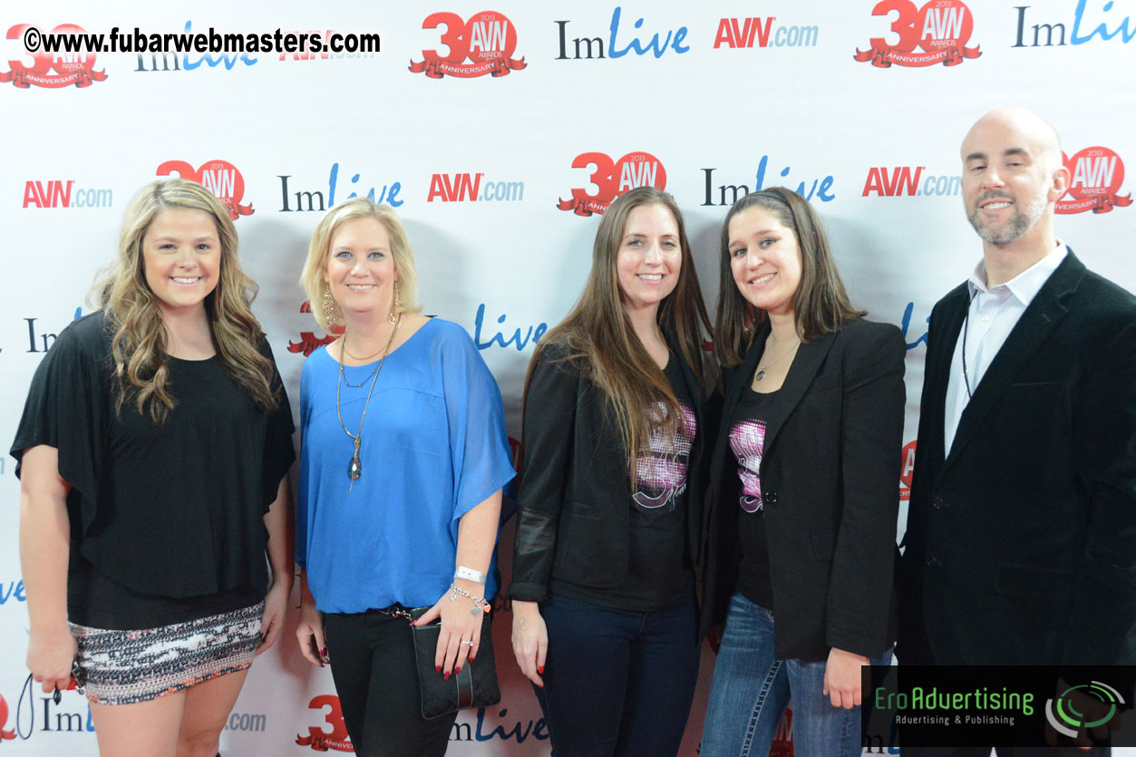 Red Carpet Arrivals for the AVN Awards