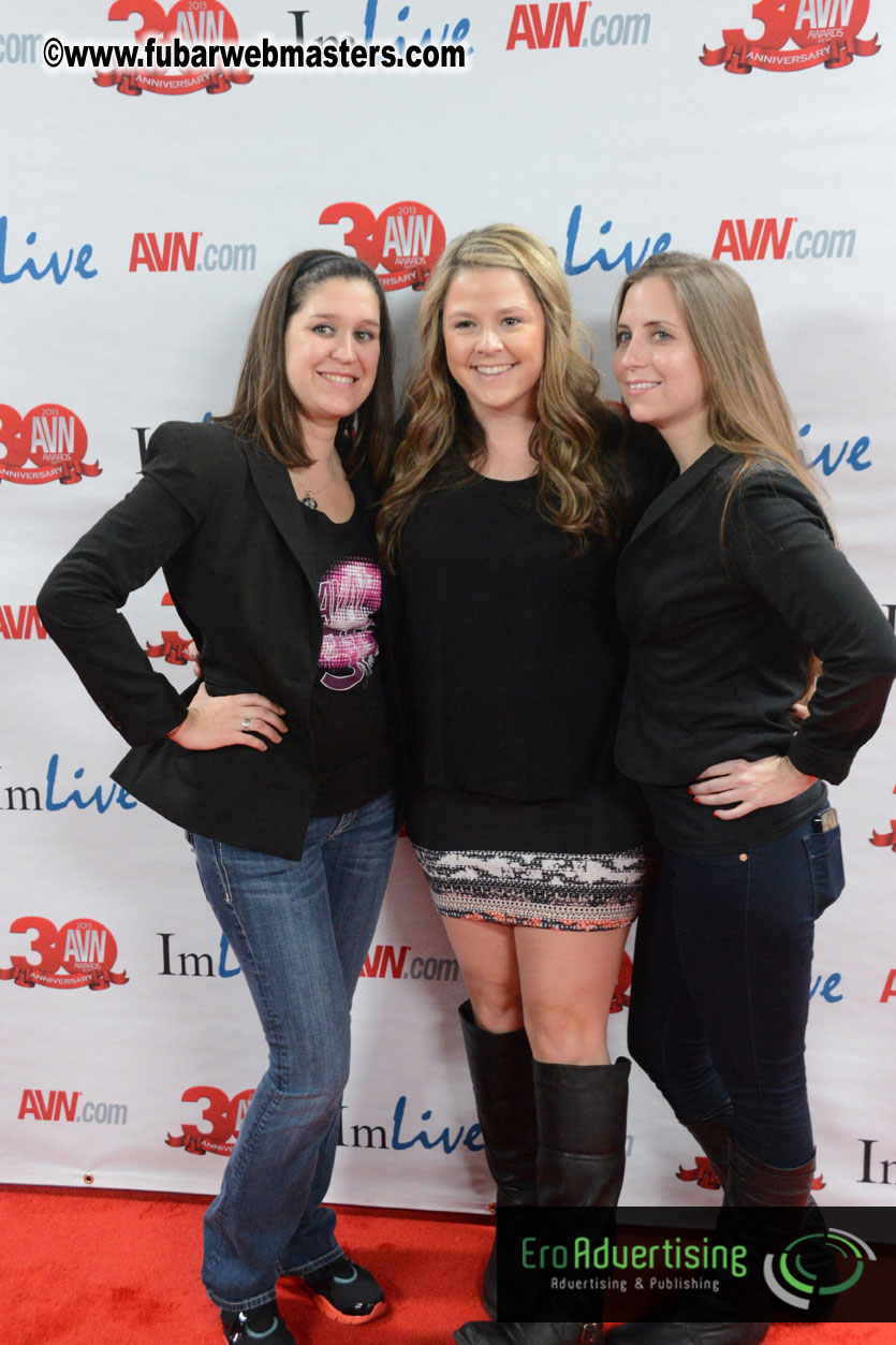 Red Carpet Arrivals for the AVN Awards