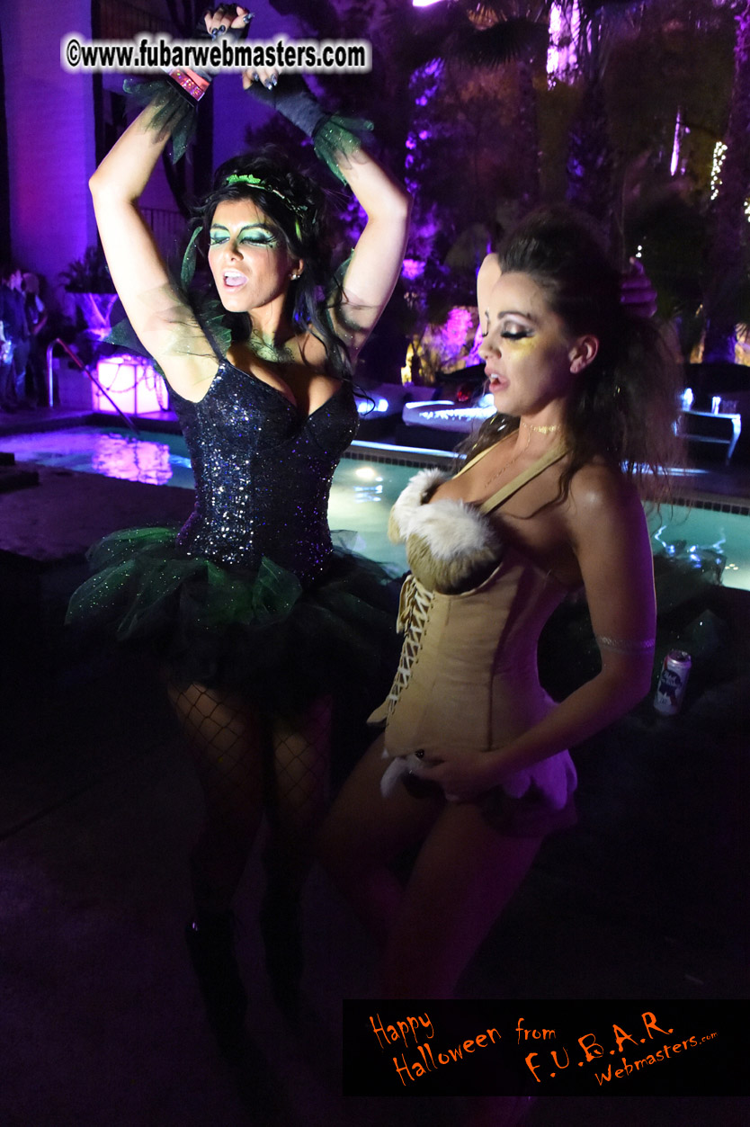 AVN Halloween Porn Star party  - part one