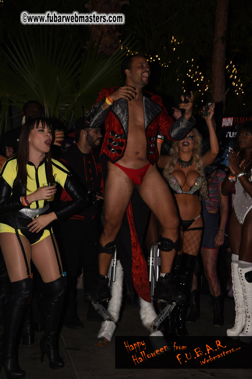 AVN Halloween Porn Star party  - part two