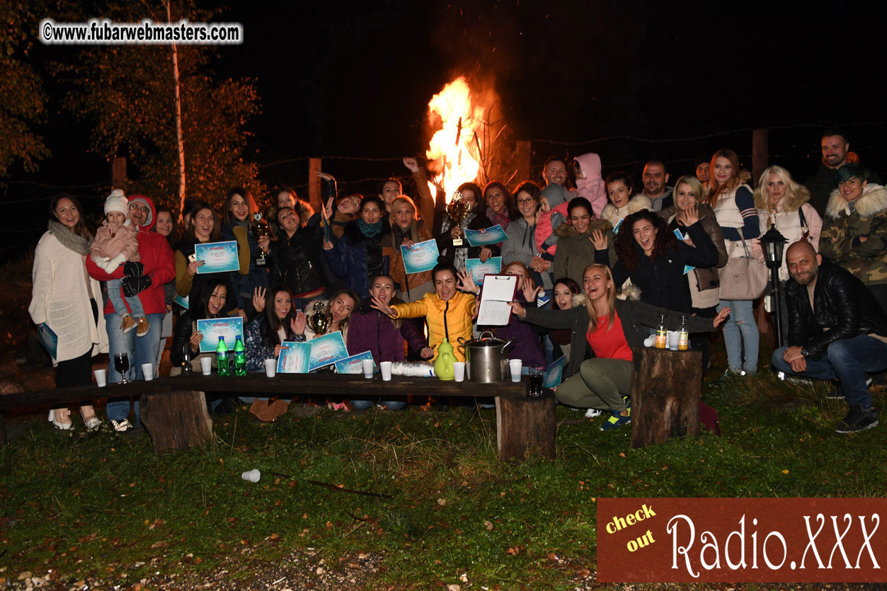 Prize Awards and Bonfire