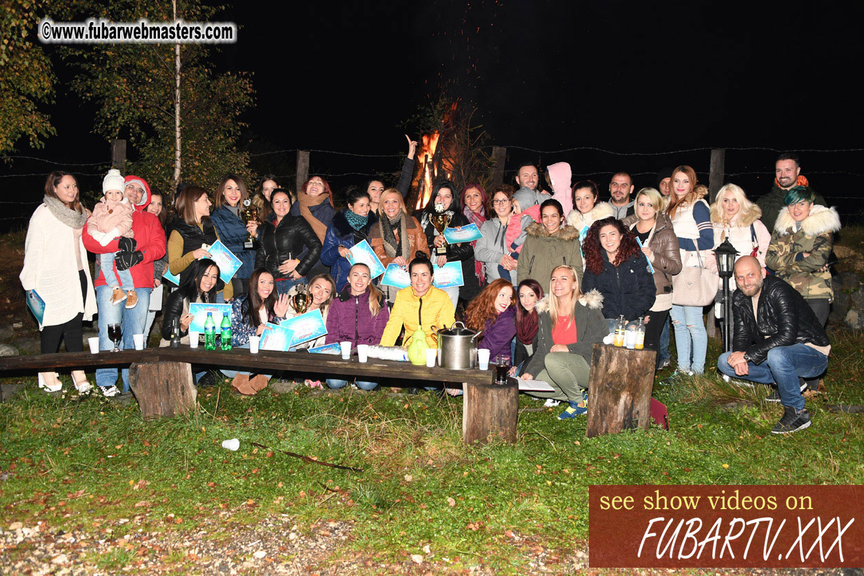 Prize Awards and Bonfire