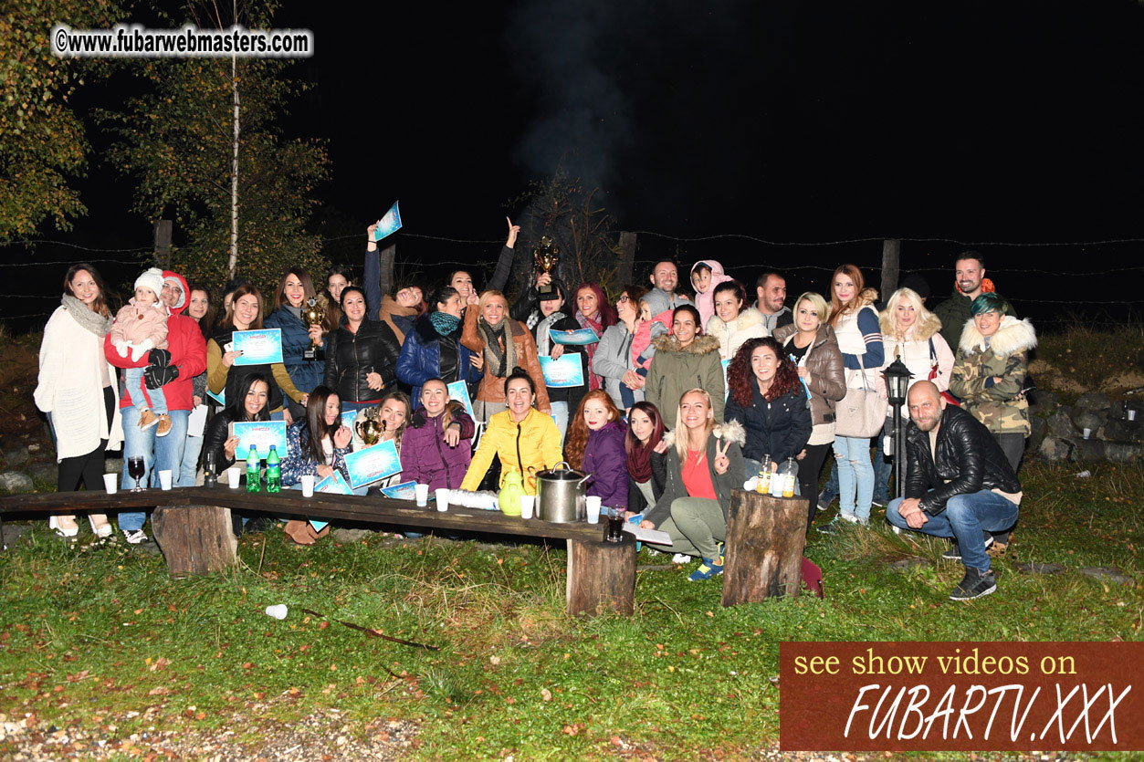 Prize Awards and Bonfire