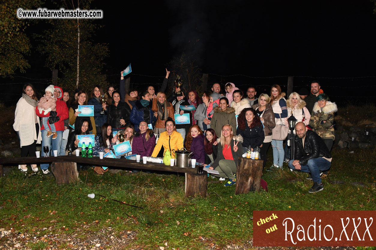 Prize Awards and Bonfire