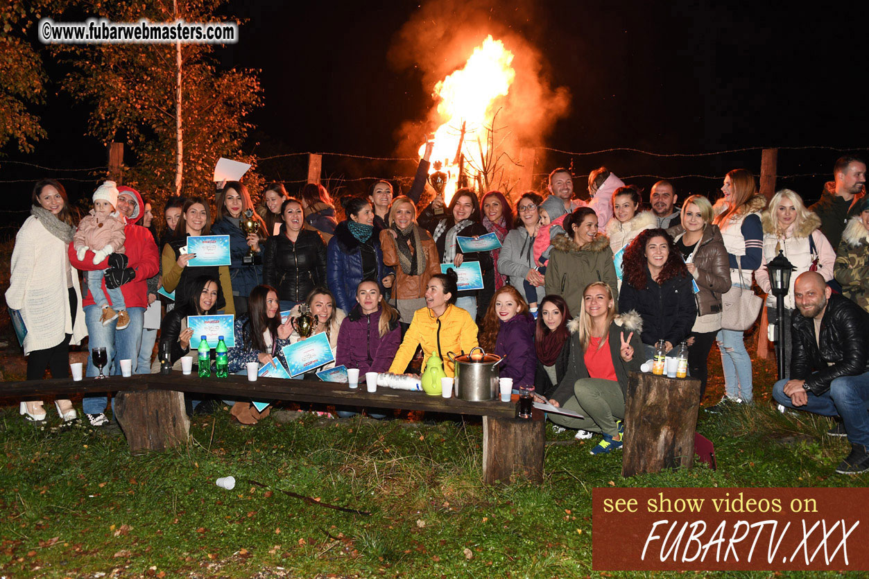 Prize Awards and Bonfire