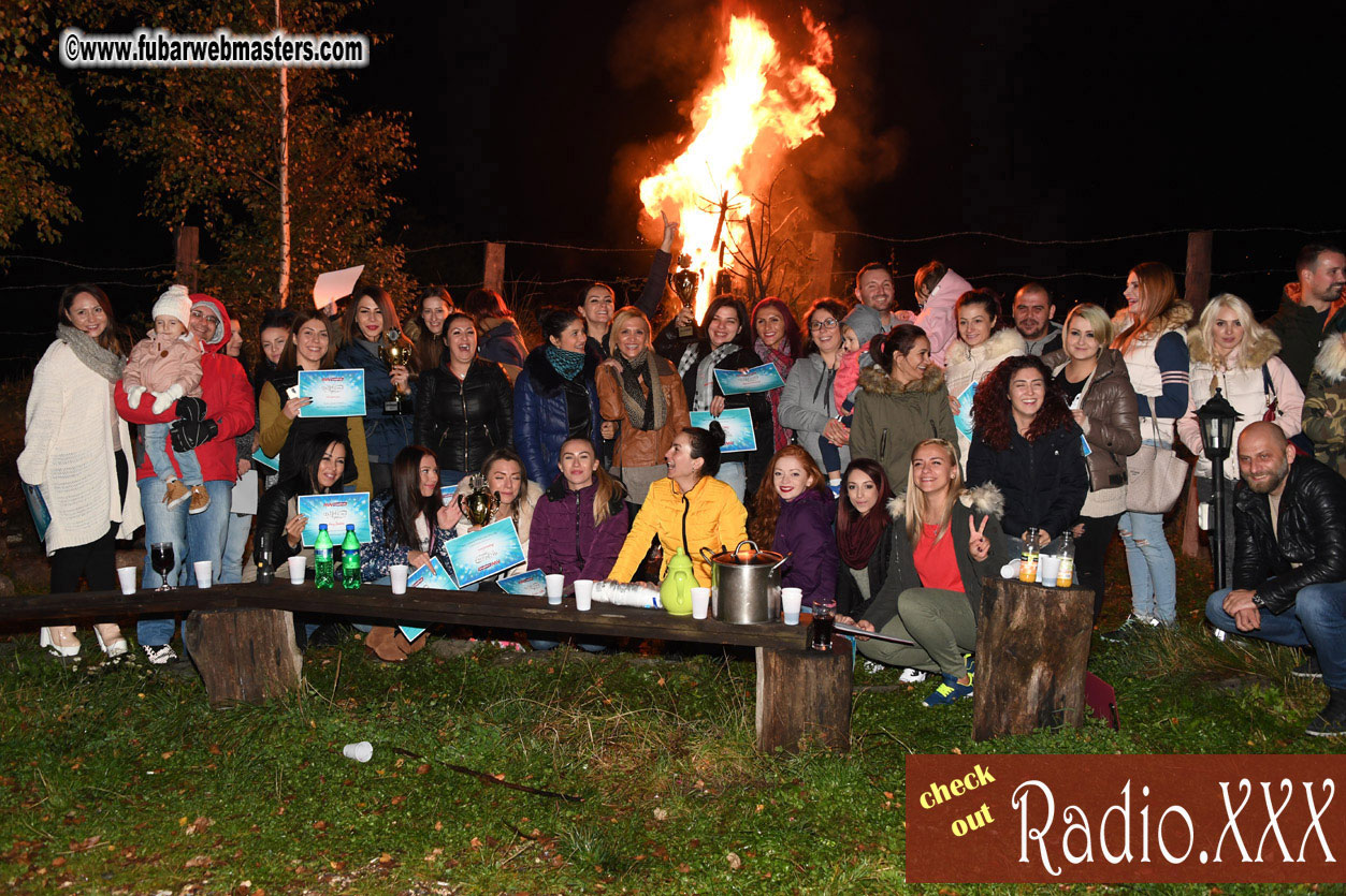 Prize Awards and Bonfire