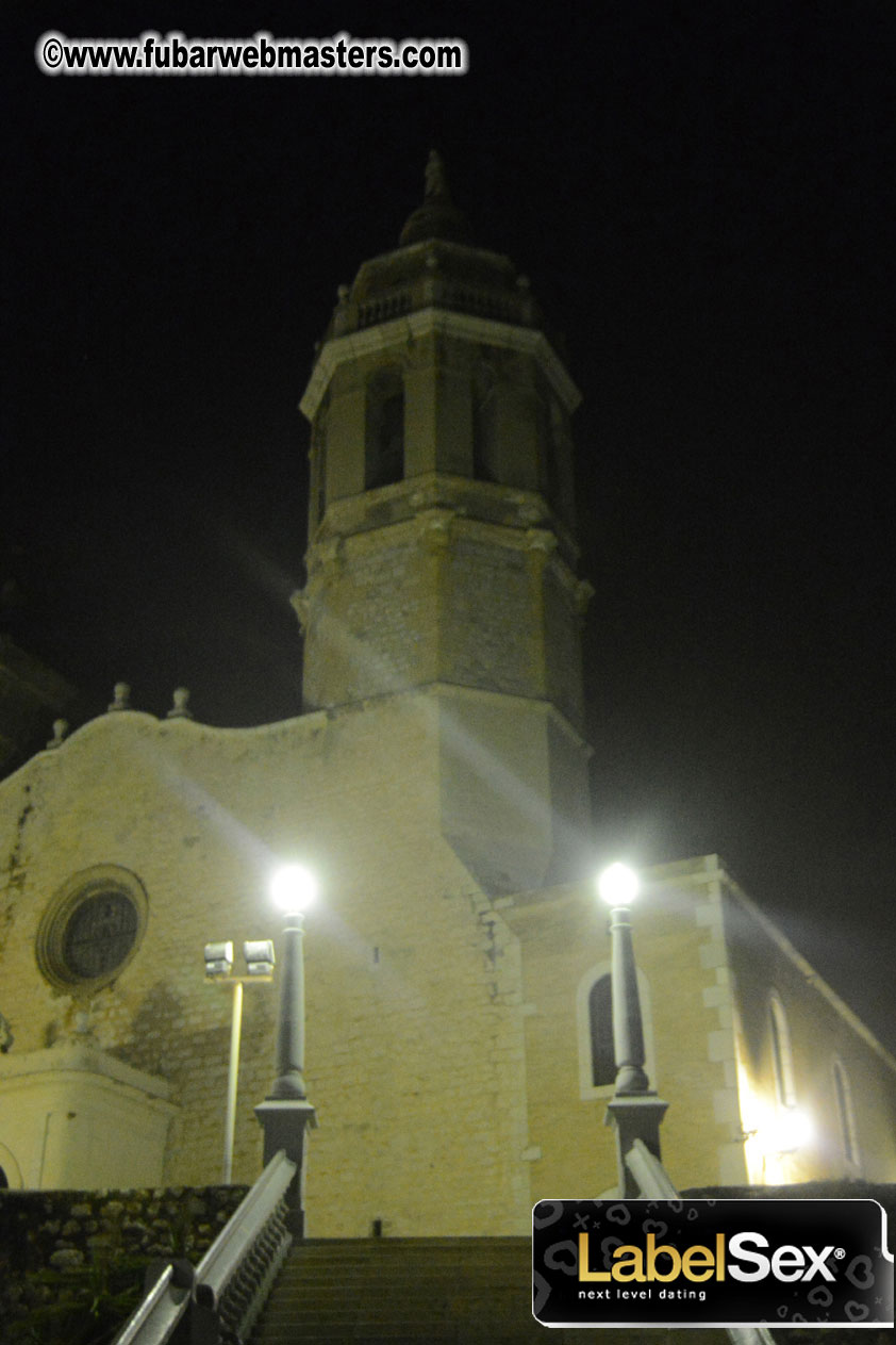 Sitges at night