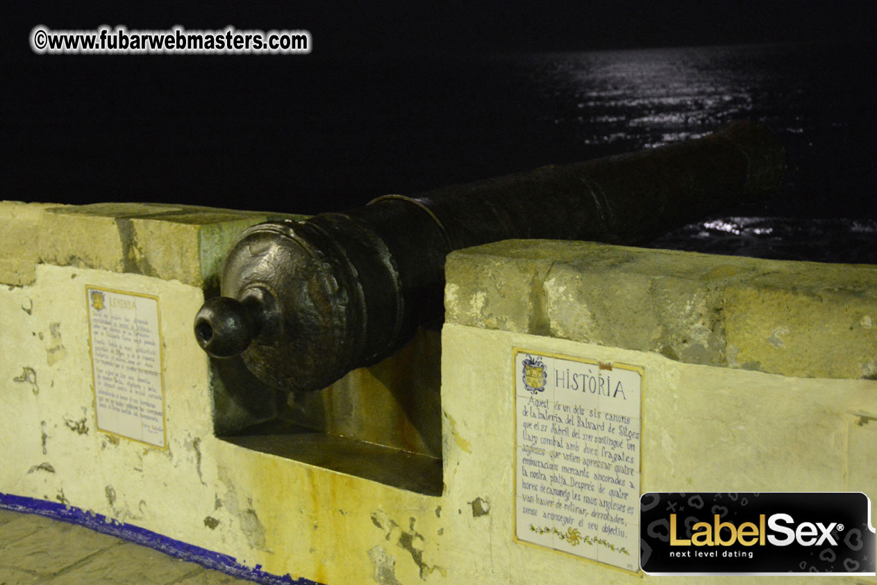 Sitges at night